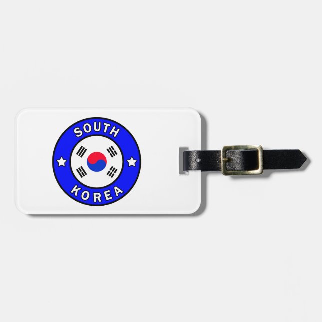 South Korea Luggage Tag (Front Horizontal)