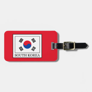 South Korea Luggage Tag