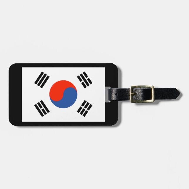 South Korea Luggage Tag (Front Horizontal)