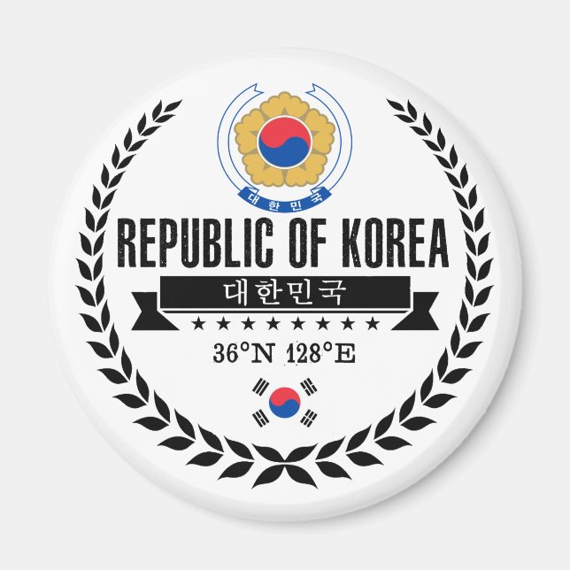 South Korea Magnet (Front)