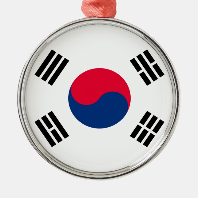 South Korea Metal Tree Decoration (Front)