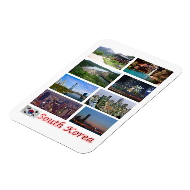 South Korea - Mosaic - Magnet (Left Side)