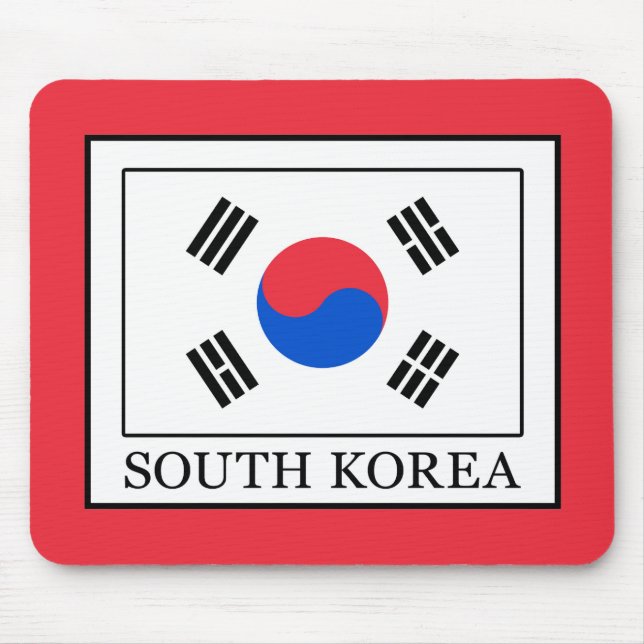 South Korea Mouse Mat (Front)