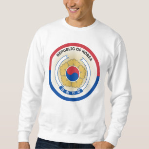 South Korea National Emblem Circle Shape Sweatshirt