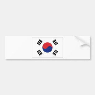 South Korea National Flag Bumper Sticker