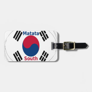 South Korea National Flag: Korean Taegeukgi Pride  Luggage Tag