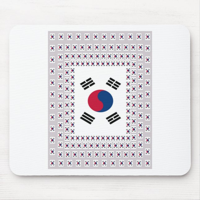 South Korea National Flag: Korean Taegeukgi Pride  Mouse Mat (Front)