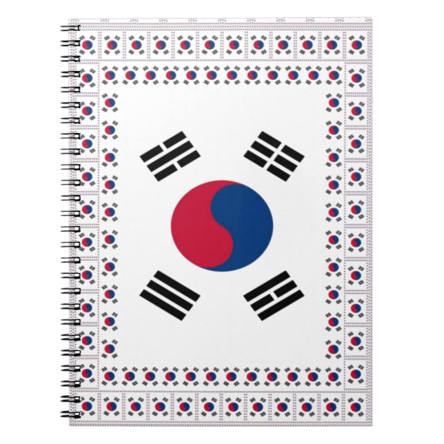 South Korea National Flag: Korean Taegeukgi Pride  Notebook (Front)