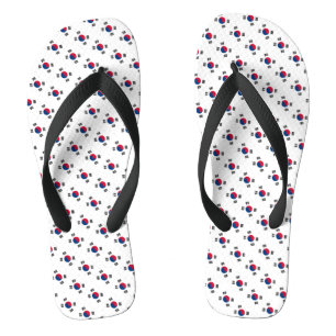 South Korea, patriotic Korean Flag fashion Flip Flops