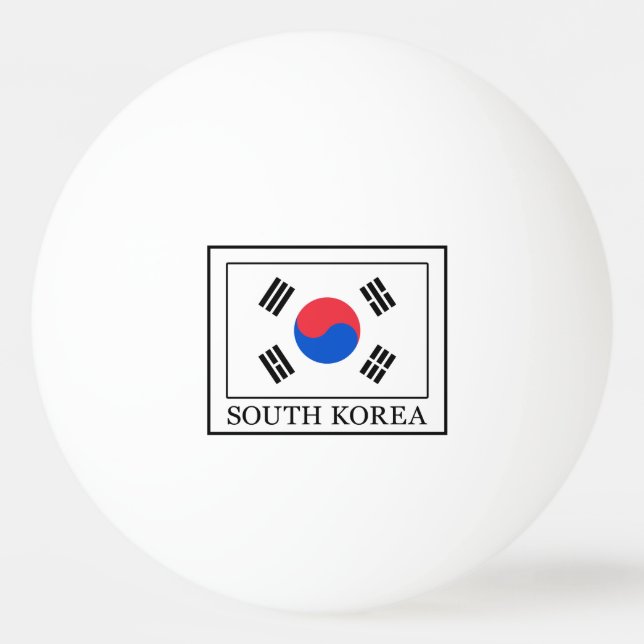 South Korea Ping Pong Ball (Front)