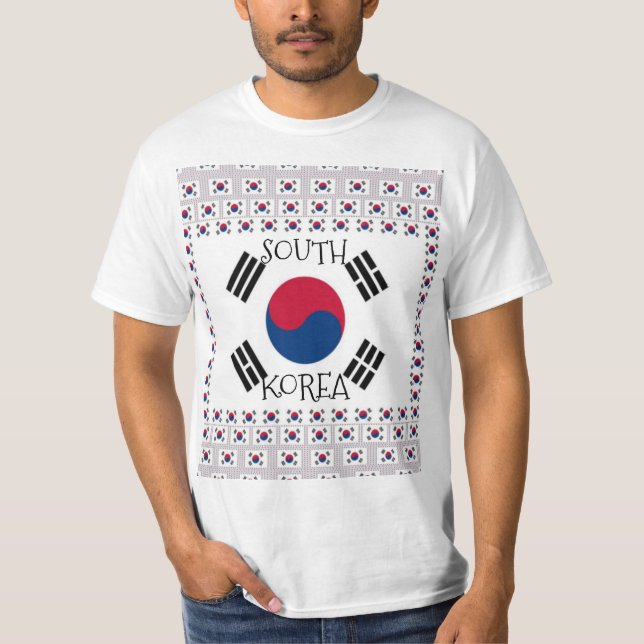 South Korea Popular Colours T-Shirt (Front)