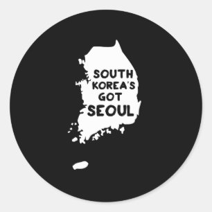 South Korea’s Got Seoul Classic Round Sticker
