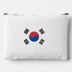 South Korea Seoul Asia Korean Flag Travel Accessory Pouch