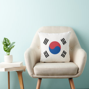South Korea Seoul Asia Korean Flag Travel Cushion