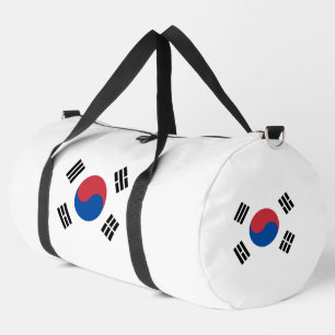 South Korea Seoul Asia Korean Flag Travel Duffle Bag