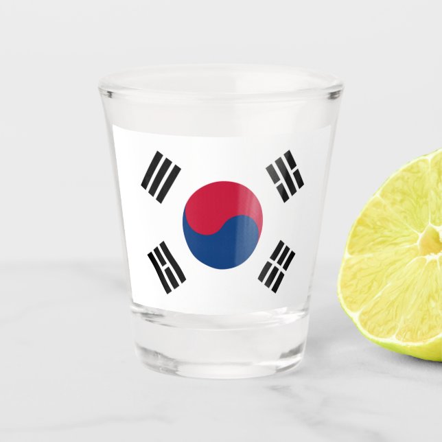 SOUTH KOREA SHOT GLASS  (Front)