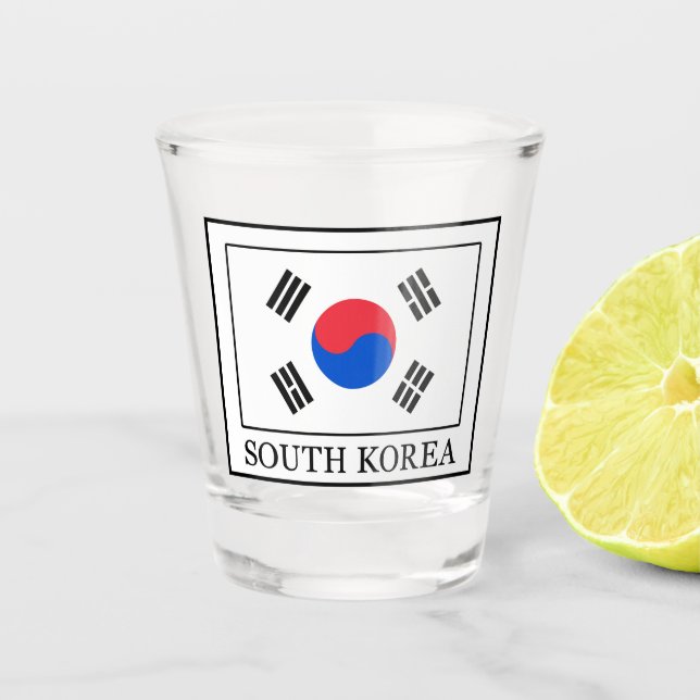 South Korea Shot Glass (Front)