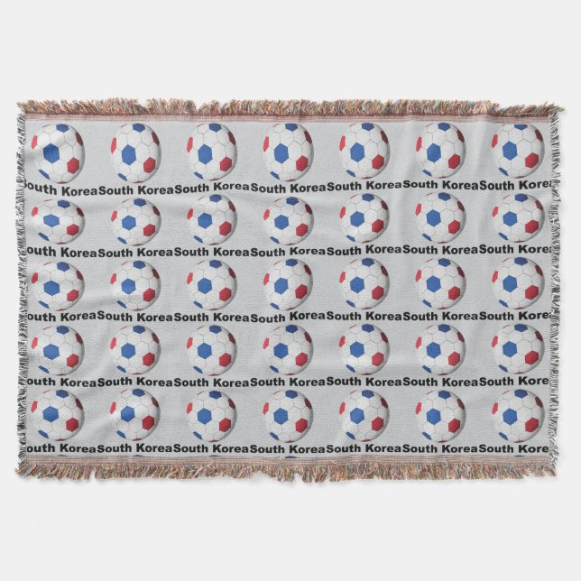 South Korea Soccer blanket (Front)