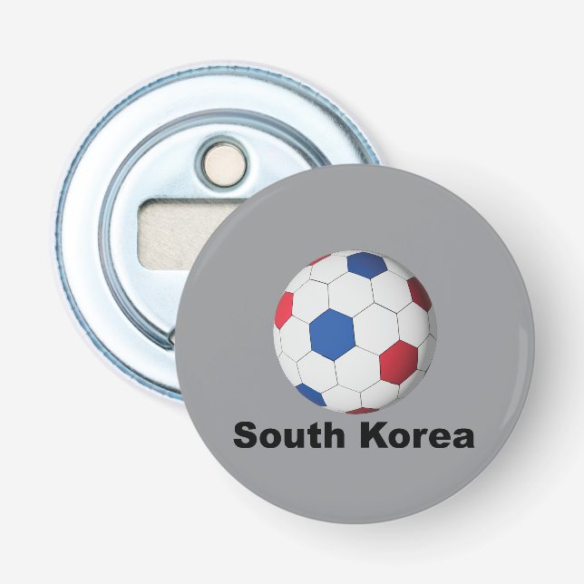 South Korea Soccer Bottle Opener (Front)