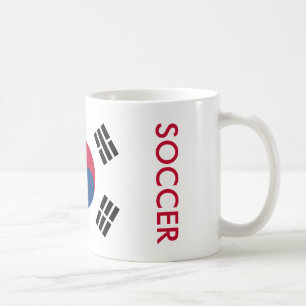 SOUTH KOREA SOCCER COFFEE MUG