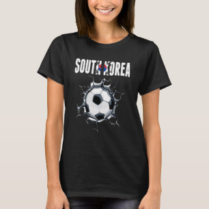South Korea Soccer Fans - Korean Football In Crack T-Shirt