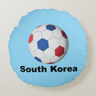 South Korea Soccer Round Cushion