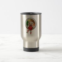 South Korea Soccer Travel Mug - Funny Kimbap Footb