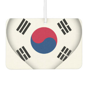 South Korea (South Korean) Flag Car Air Freshener