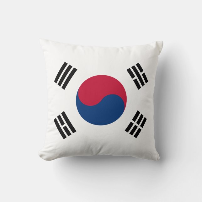 South Korea (South Korean) Flag Cushion (Front)
