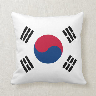 South Korea (South Korean) Flag Cushion