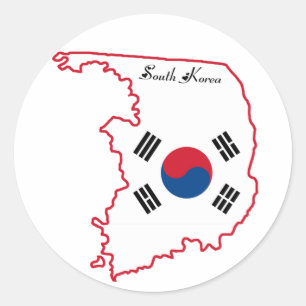 South Korea Sticker
