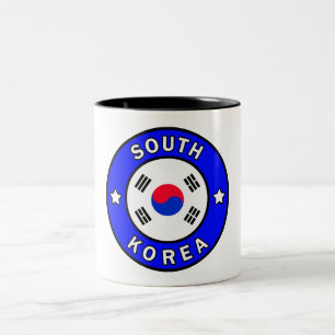 South Korea Two-Tone Coffee Mug
