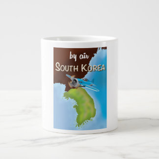 South Korea Vintage travel poster Large Coffee Mug