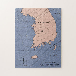 South Korea Weather Forecast Jigsaw Puzzle