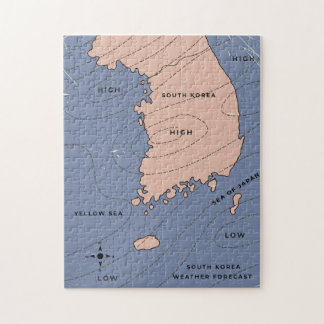 South Korea Weather Forecast Jigsaw Puzzle