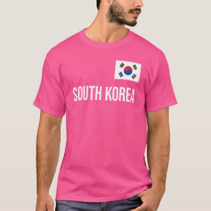 South Korea Women Men Kids South Korea Flag Souven T-Shirt