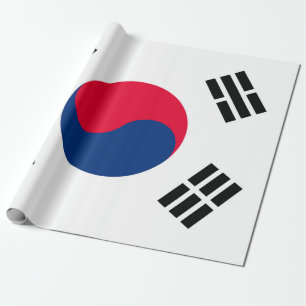 South Korea Wrapping Paper