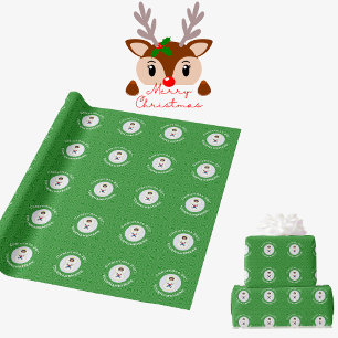 South Korean Angel Christmas Flag Personalised  Wrapping Paper