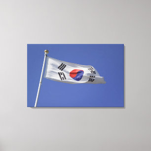 South Korean Flag Canvas Print