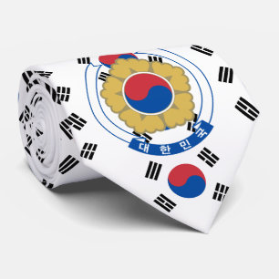 South Korean Flag & Emblem, Flag of South Korea Tie