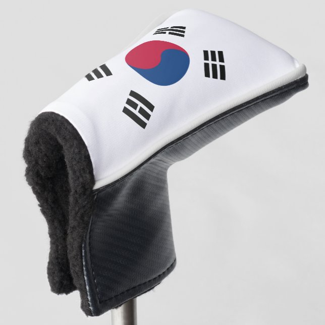 South Korean flag Golf Head Cover (3/4 Front)
