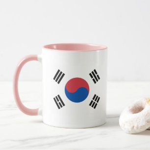 South Korean Flag - Korea - Taegeukgi - 대한민국의 국기 Mug