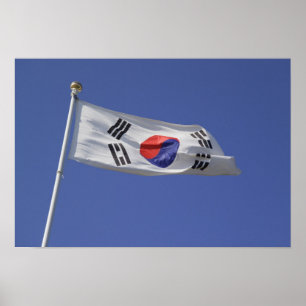 South Korean Flag Poster