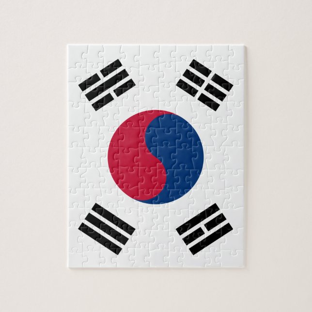 South Korean Flag Puzzle (Vertical)