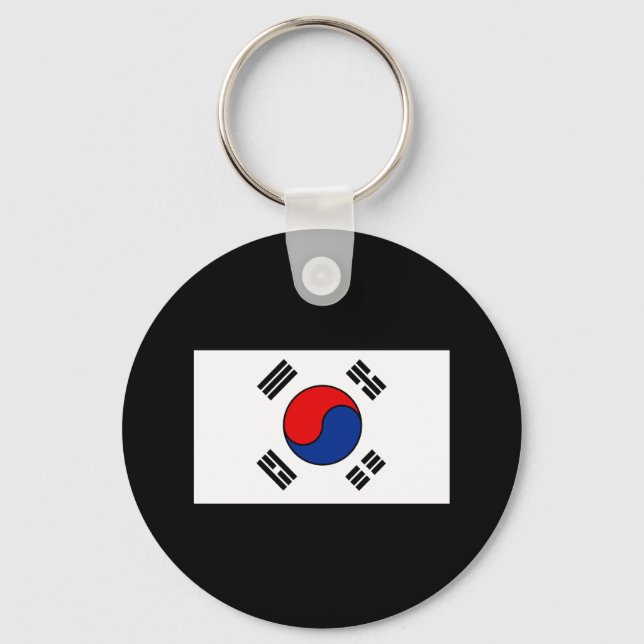South Korean Flag T-shirts and Gifts Key Ring (Front)
