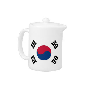 South Korean Flag Teapot