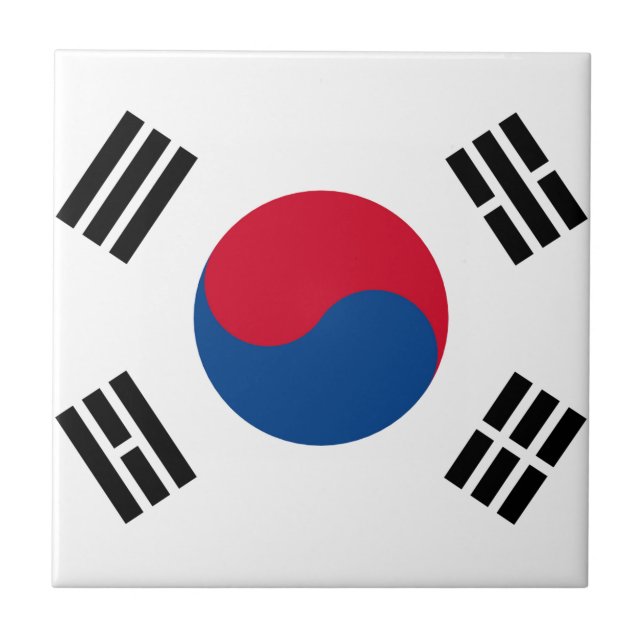 South Korean Flag Tile (Front)