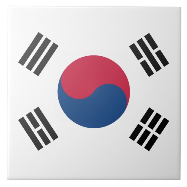 South Korean flag Tile (Front)