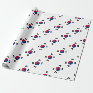 South Korean Flag Wrapping Paper