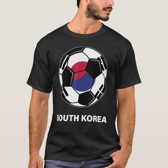 South Korean Soccer Team Supporter South Korea Fla T-Shirt (Front)
